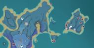 Fort Hiraumi farming locations (Image via HoyoLab)